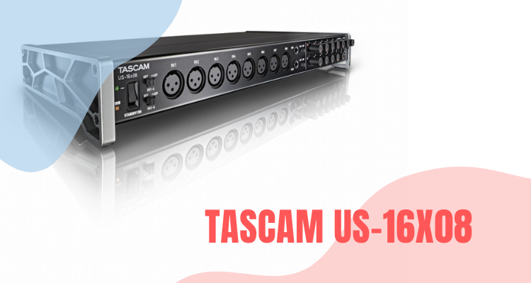 Tascam US-16x08 audio interface for home studio