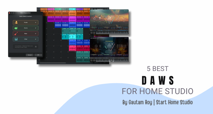 best daws for beginners and home studios